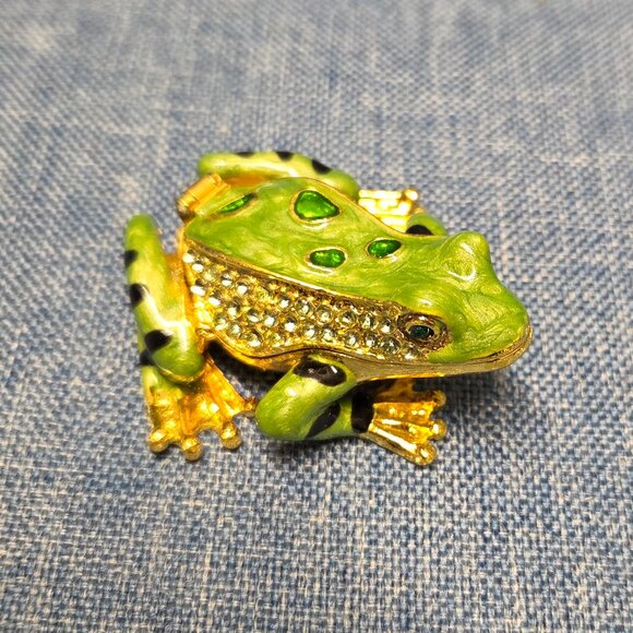 Frog Trinket Box - Picture 1 of 4